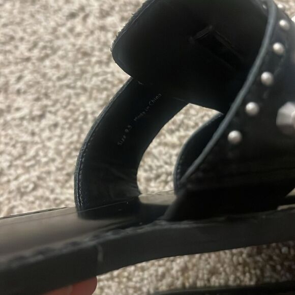 Dolce Vita Black Studded Flats - Picture 5 of 5